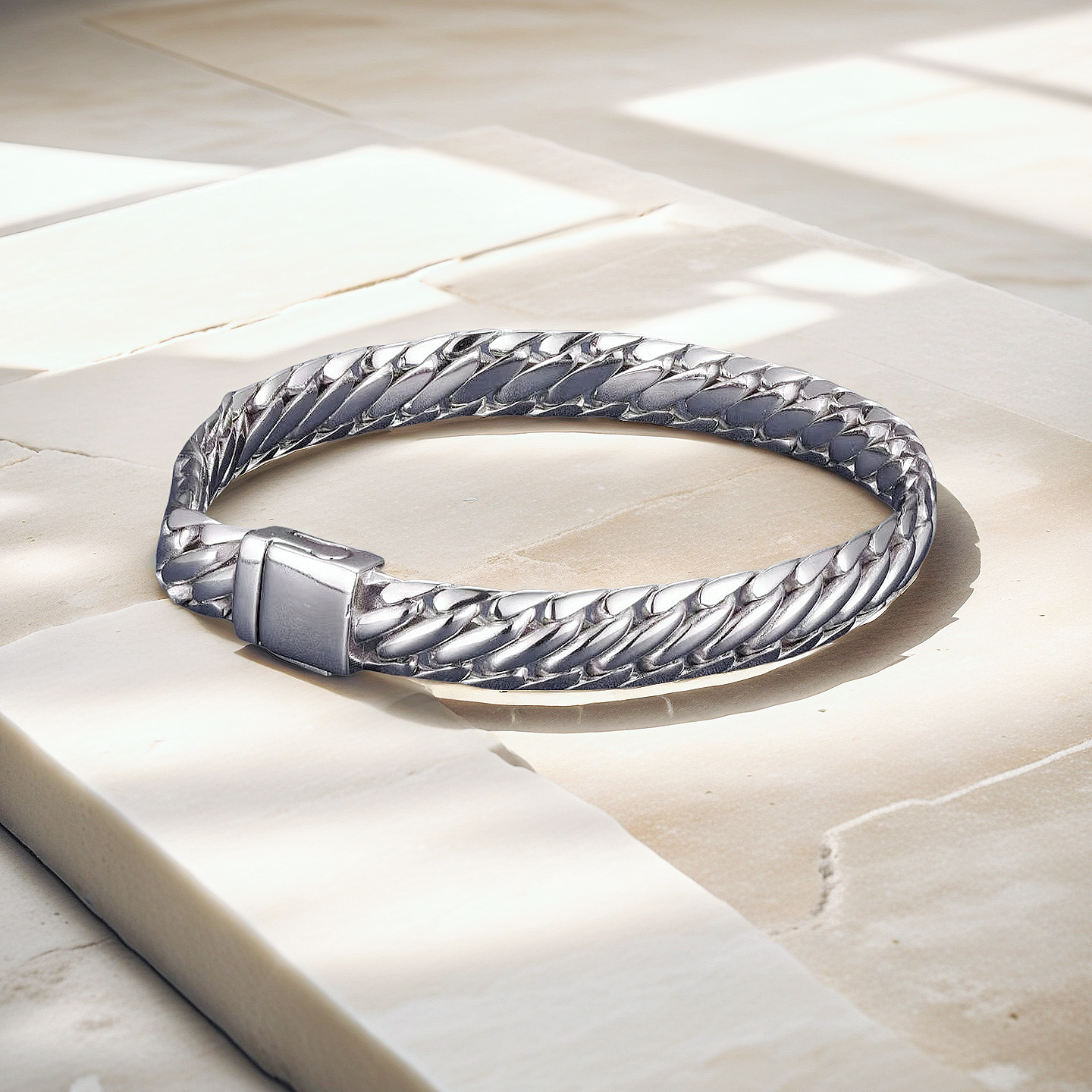 Classic Platinum Gold Bracelet (Item No. GB0038)