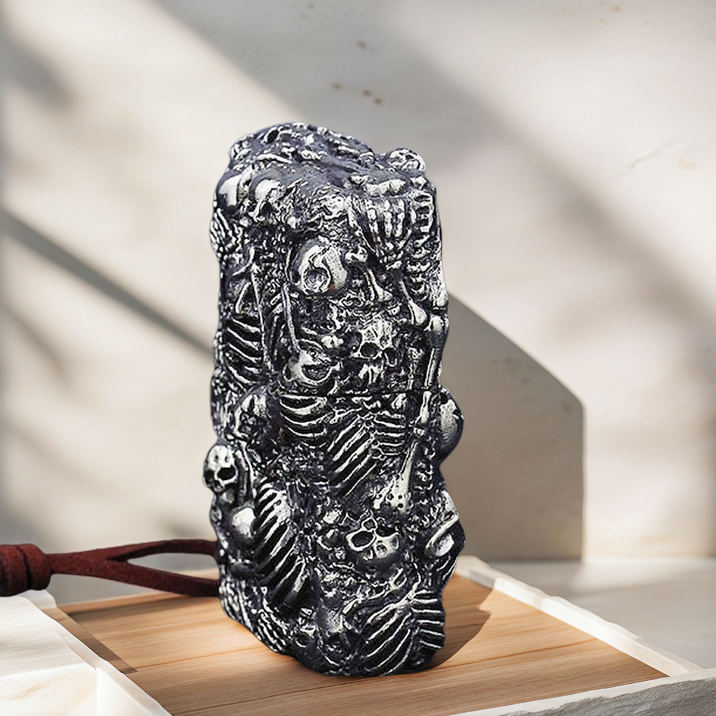 Burial Skull Zippo Lighter Case  (Item No. L0009)