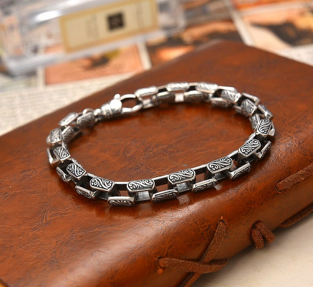 Clasic Silver Bracelet Chain (Item No. B0573) Tartaria Onlinestore