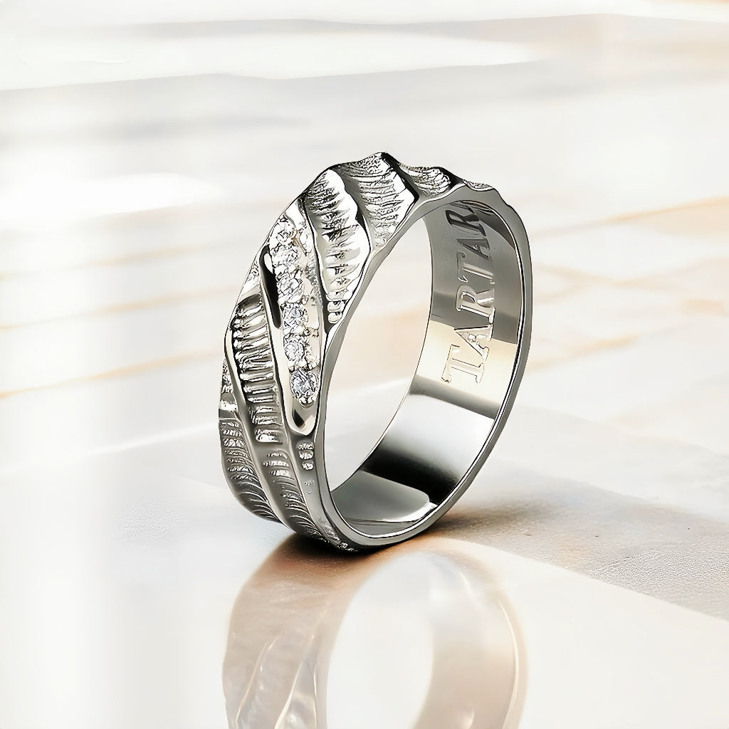 Dual Flow Silver Ring (Item No. TDRS0006）