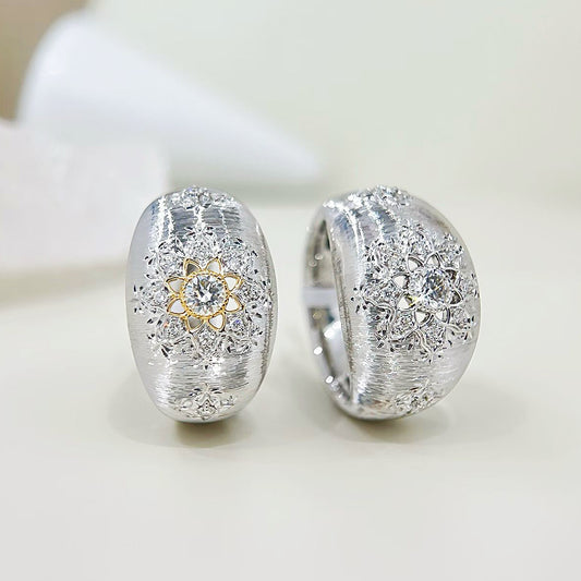 Vintage 18k Gold Diamond Ring (Item No. VT449）