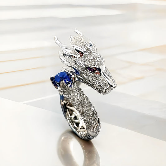 Dragon Silver Ring (Item No.SC012-1）