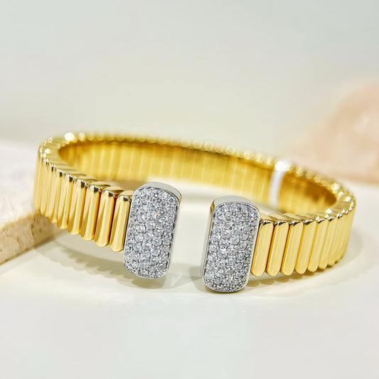 Vintage 18k Gold Diamond Bracelet (Item No. VT340)