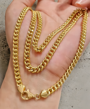 Cuban Link 18k Necklace Chain (Item No. GN0015）