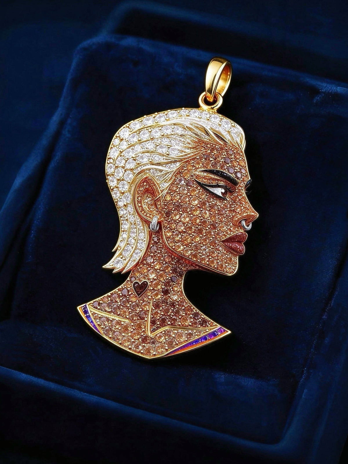 Custom Portrait To Jewelry | Turn Your Portrait Into Luxury |  Encrypted NFC