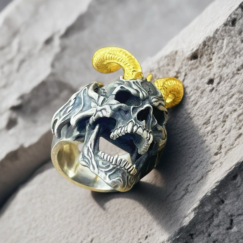 Demon King Silver Ring (Item No. SC031)