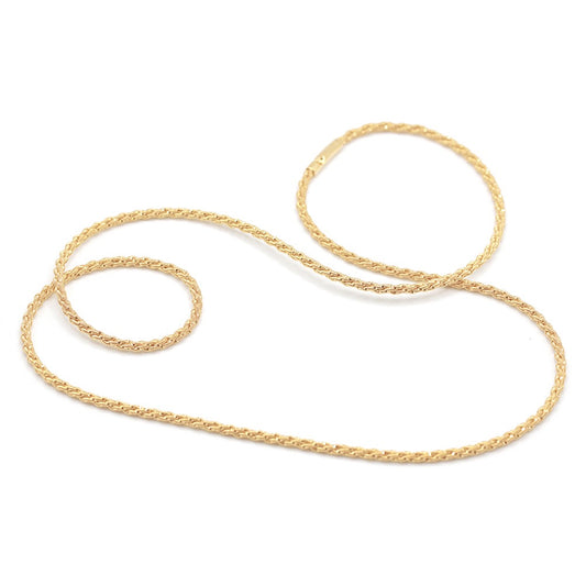 Twisted 18k Gold Necklace (Item No. DG071CN)