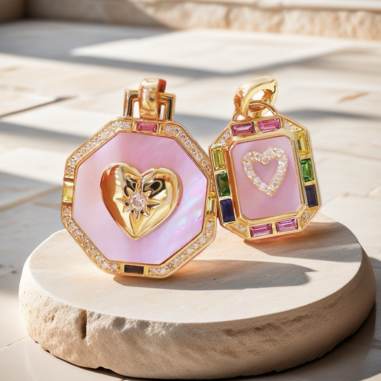 Vintage 18k Gold Diamond Pendant (Item No. VT101）