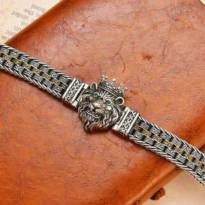 Lion Silver Bracelet (Item No.  B0626)