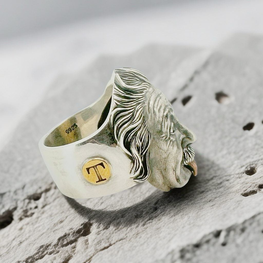 Einstein Silver Ring (Item No. SC019)