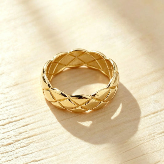 5.6mm Classic 18k Gold Ring (Item No. HFR005）