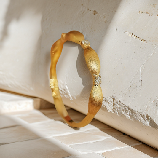 Vintage 18k Gold Diamond Ring (Item No. VT044）