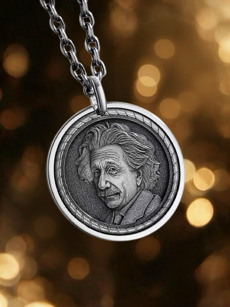 Personalized Photo Custom Silver Pendant