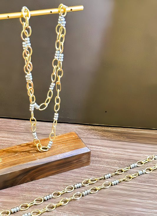 Curb link 18k Gold Necklace (Item No. SJN003）