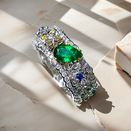 Vintage 18k Gold Diamond Ring (Item No. VT036）