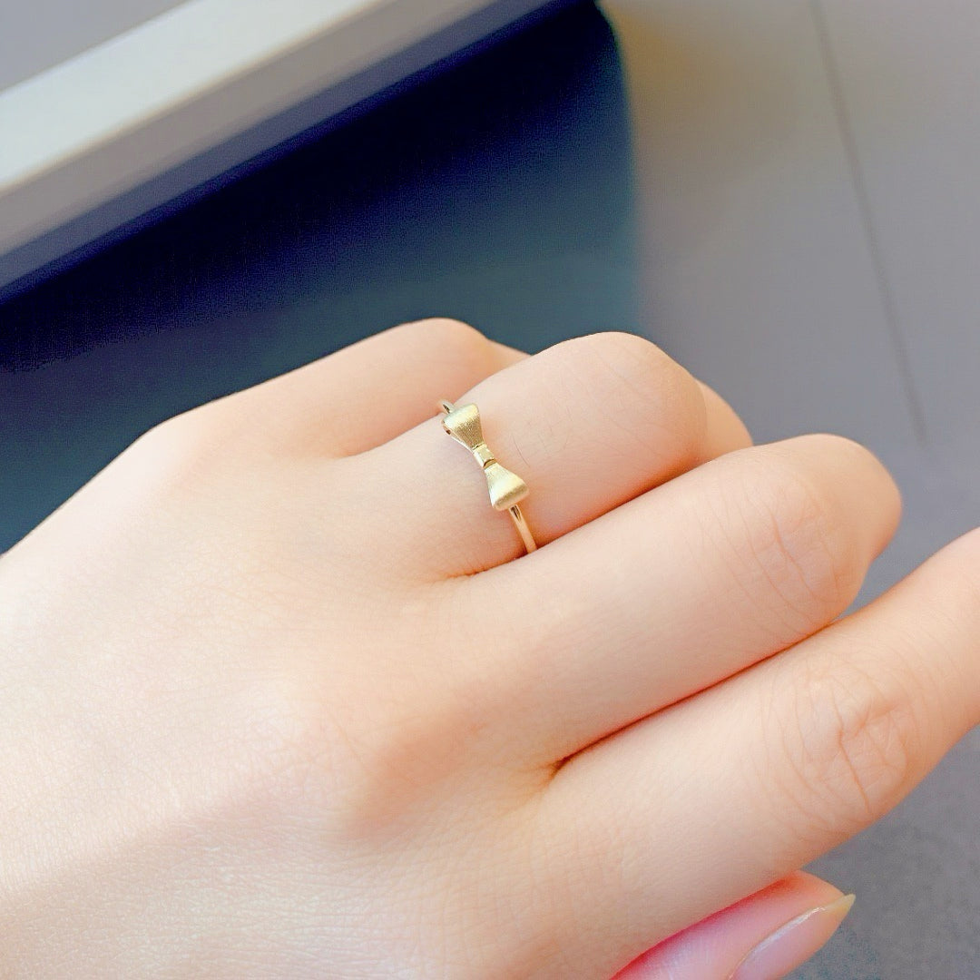 Bowknot 18k Gold Ring (Item No. HFR055）