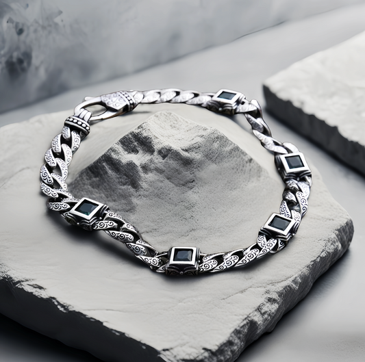 Fashion Silver Bracelet (Item No. B0690）