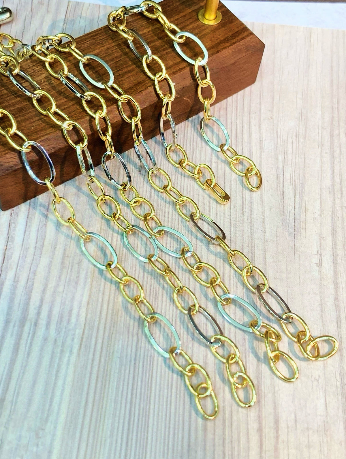 Curb Link 18k Gold Necklace/Bracelet (Item No. SJN030）