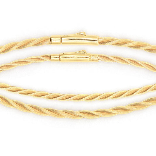 Twisted 18k Gold Necklace (Item No. SH021CN）