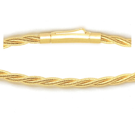 Twisted 18k Gold Necklace (Item No. SX021CN)