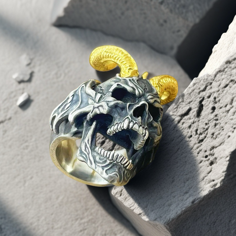 Demon King Silver Ring (Item No. SC031)