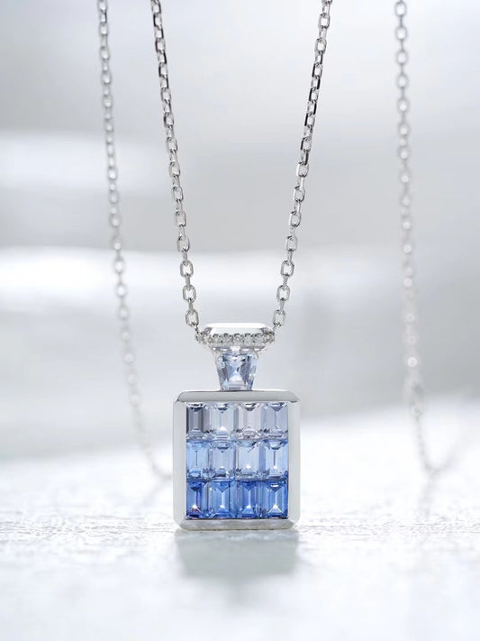 Rainbow Sapphire 18k Gold Pendant (Item No. SA091）