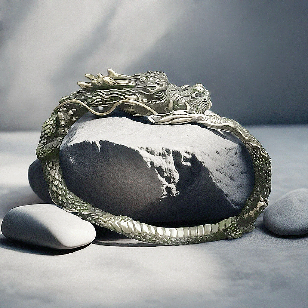 Dragon Silver  Bangle (Item No. B0693）