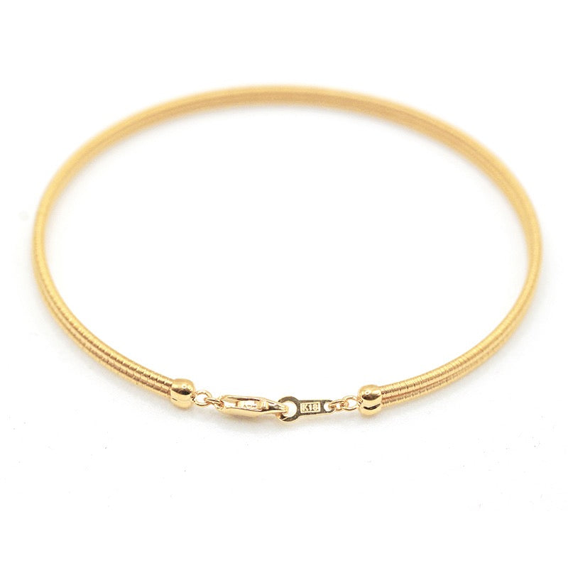 Twisted 18K Gold Bracelet (Item No. SX051CB)