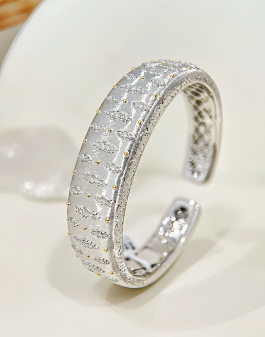 Vintage 18k Gold Diamond Bracelet (Item No. VT362）