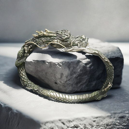 Dragon Silver  Bangle (Item No. B0693）