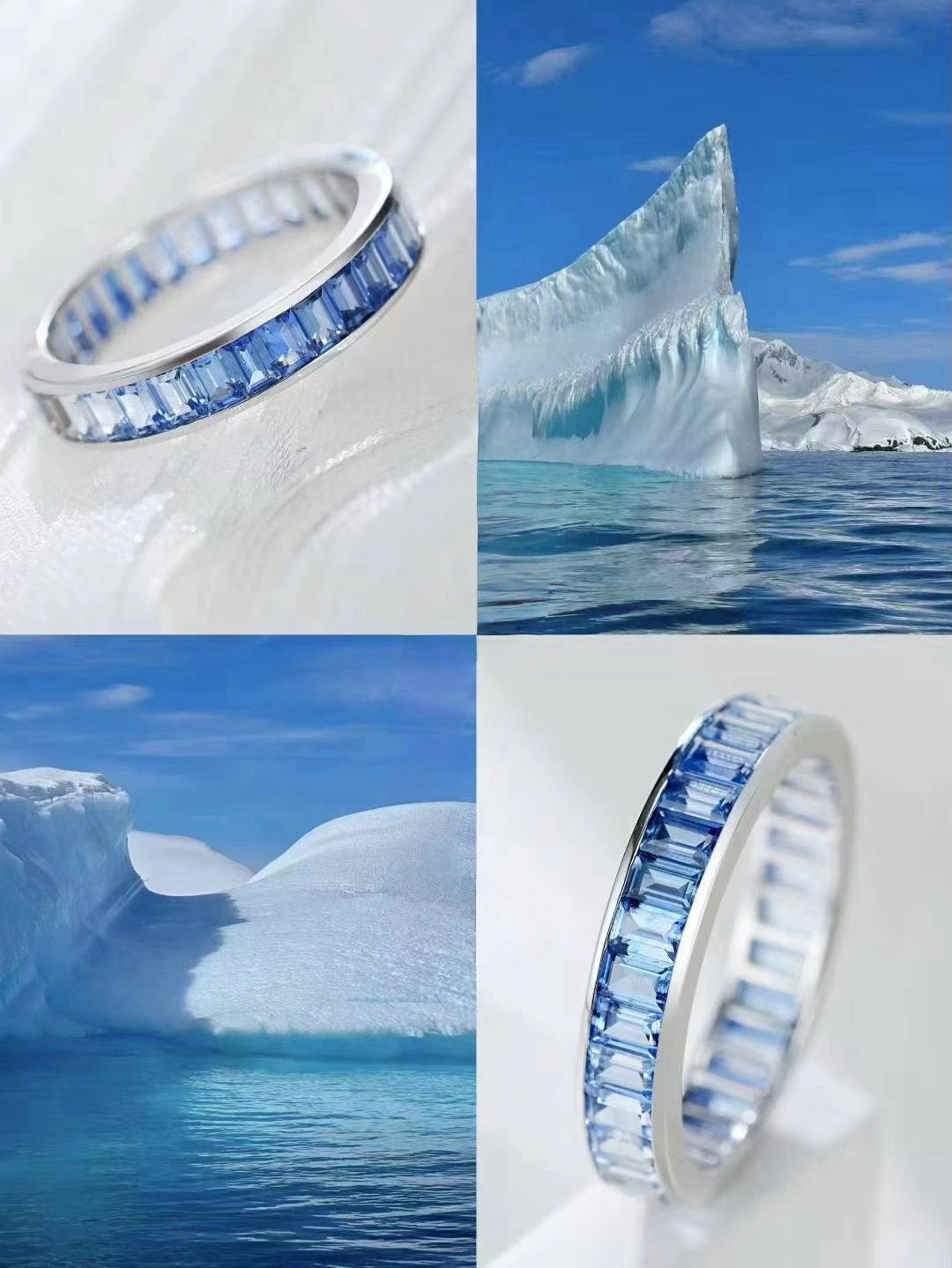 Rainbow Sapphire 18k Gold Ring (Item No. SA049）