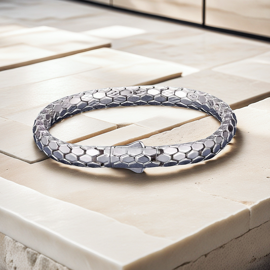 Classic Platinum Gold Bracelet (Item No. GB0036)