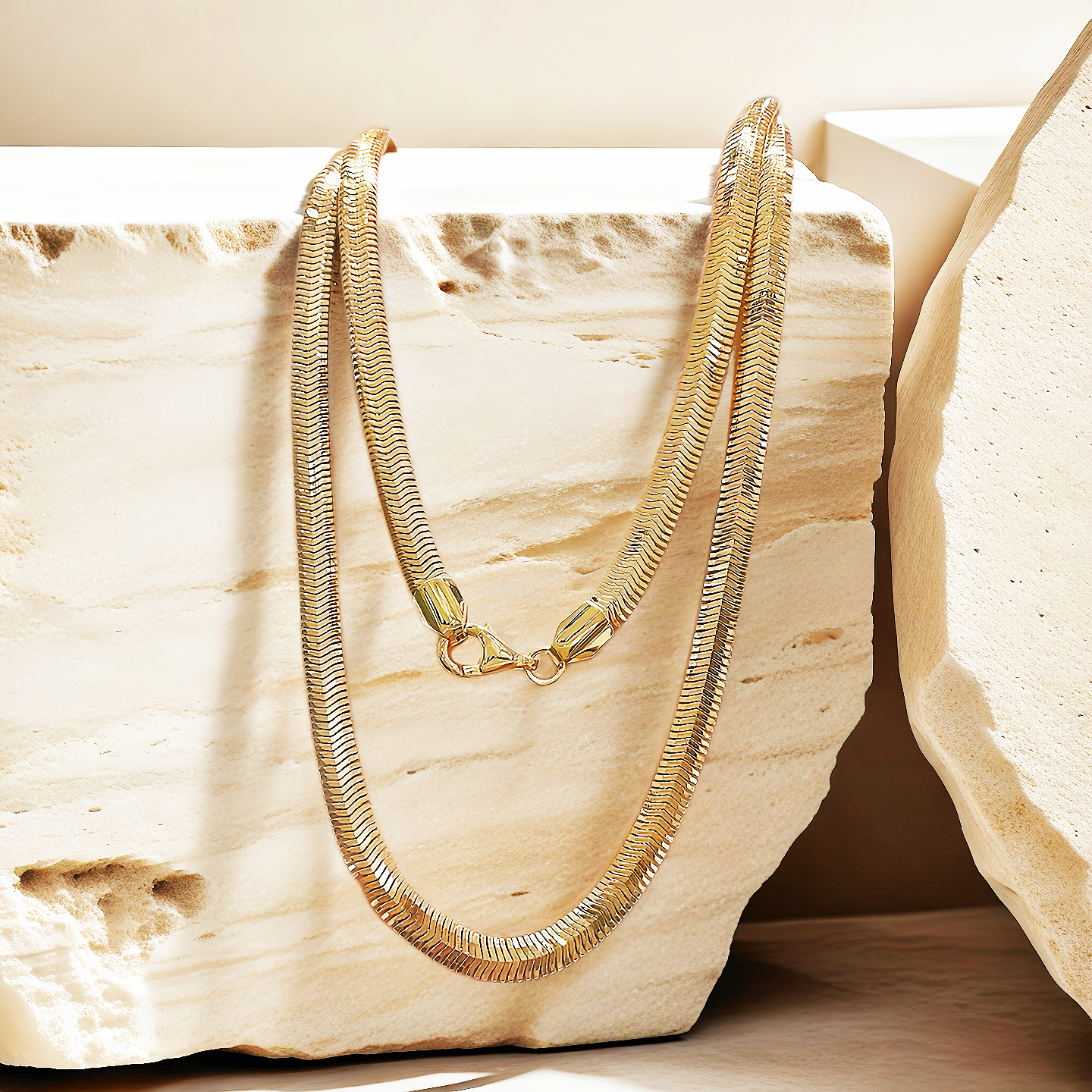 Snake 18k Necklace Chain (Item No. GN0007）