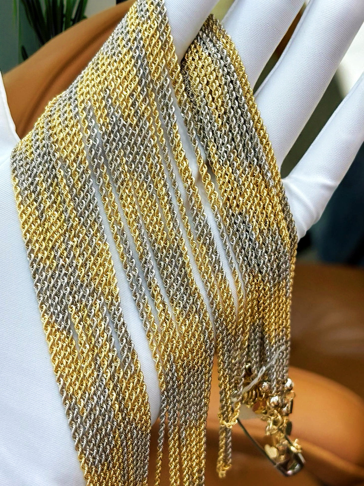 Fashion 18k Gold Necklace (Item No. SJN012）