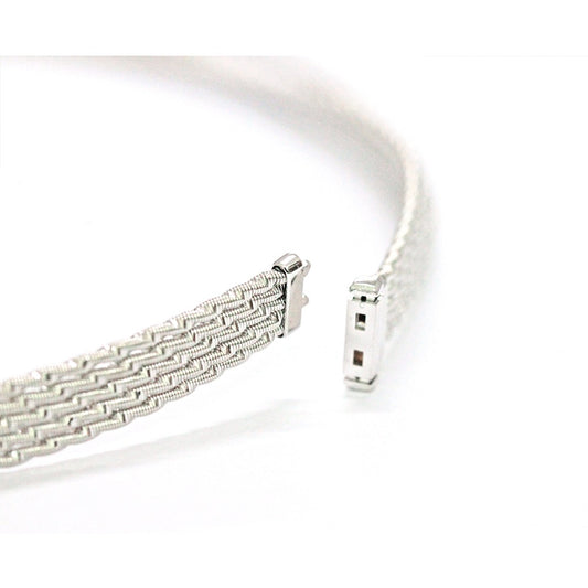 Twisted Muli-Layer 18k Gold Diamond Necklace (Item No. CN04）