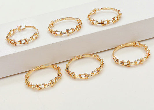 Classic 18k Gold Ring (Item No. HFR053）