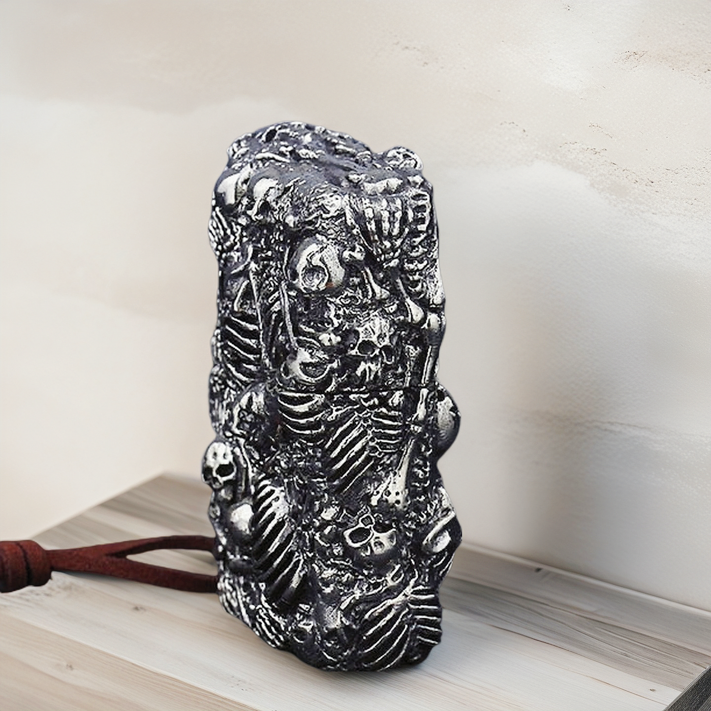 Burial Skull Zippo Lighter Case  (Item No. L0009)