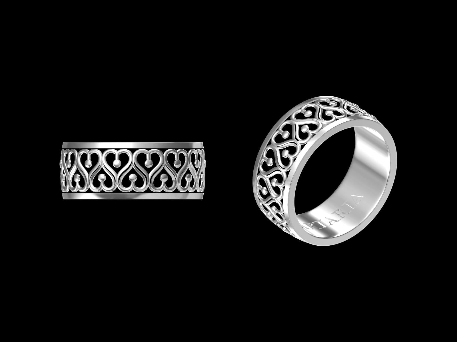 Greeky Key 9k/14k/18k Gold Ring (Item No. GR0004） Tartaria Onlinestore