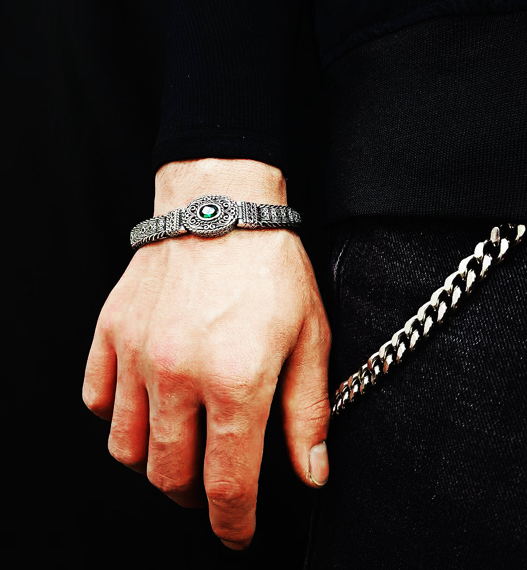 Fashion Silver Bracelet (Item No. B0684）