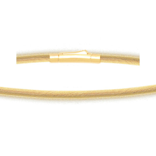 Twisted 18k Gold Necklace (Item No. SH011CN）