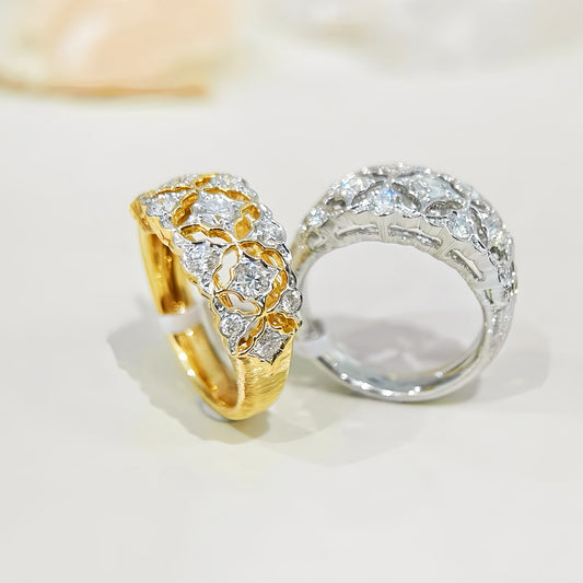 Vintage 18k Gold Diamond Ring (Item No. VT (Item No. VT 282)