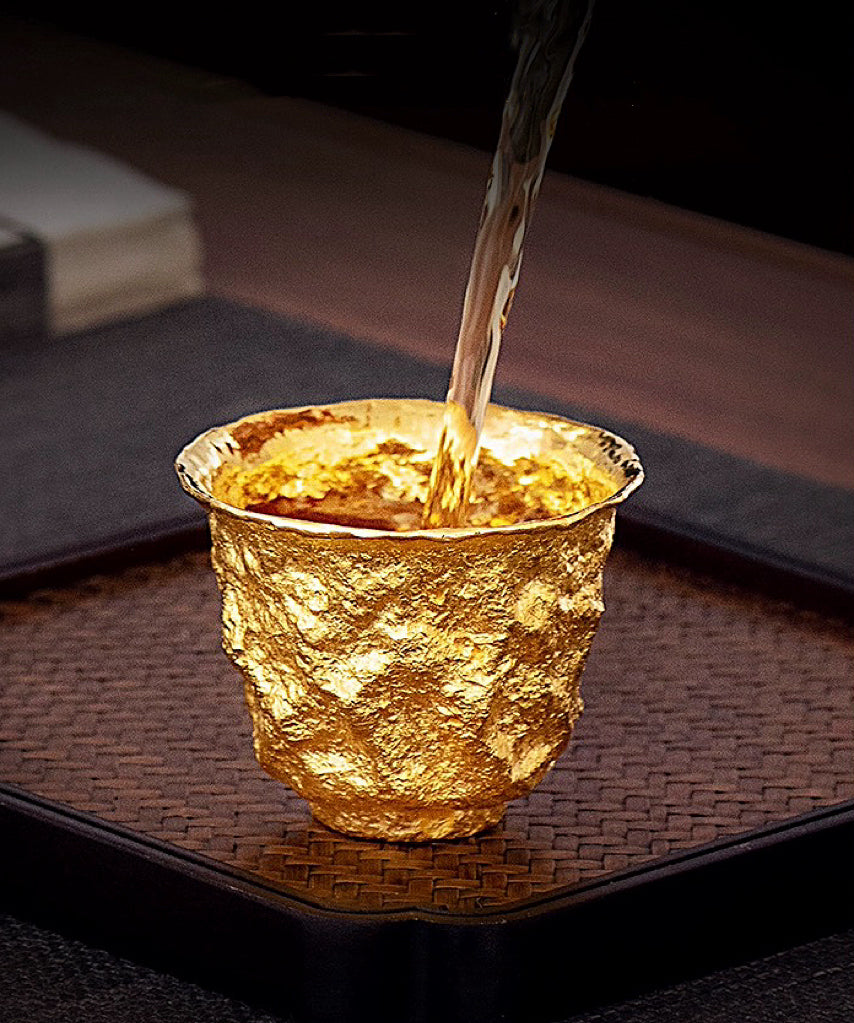 Stone 24K Gold Cup (Item No. GC002)