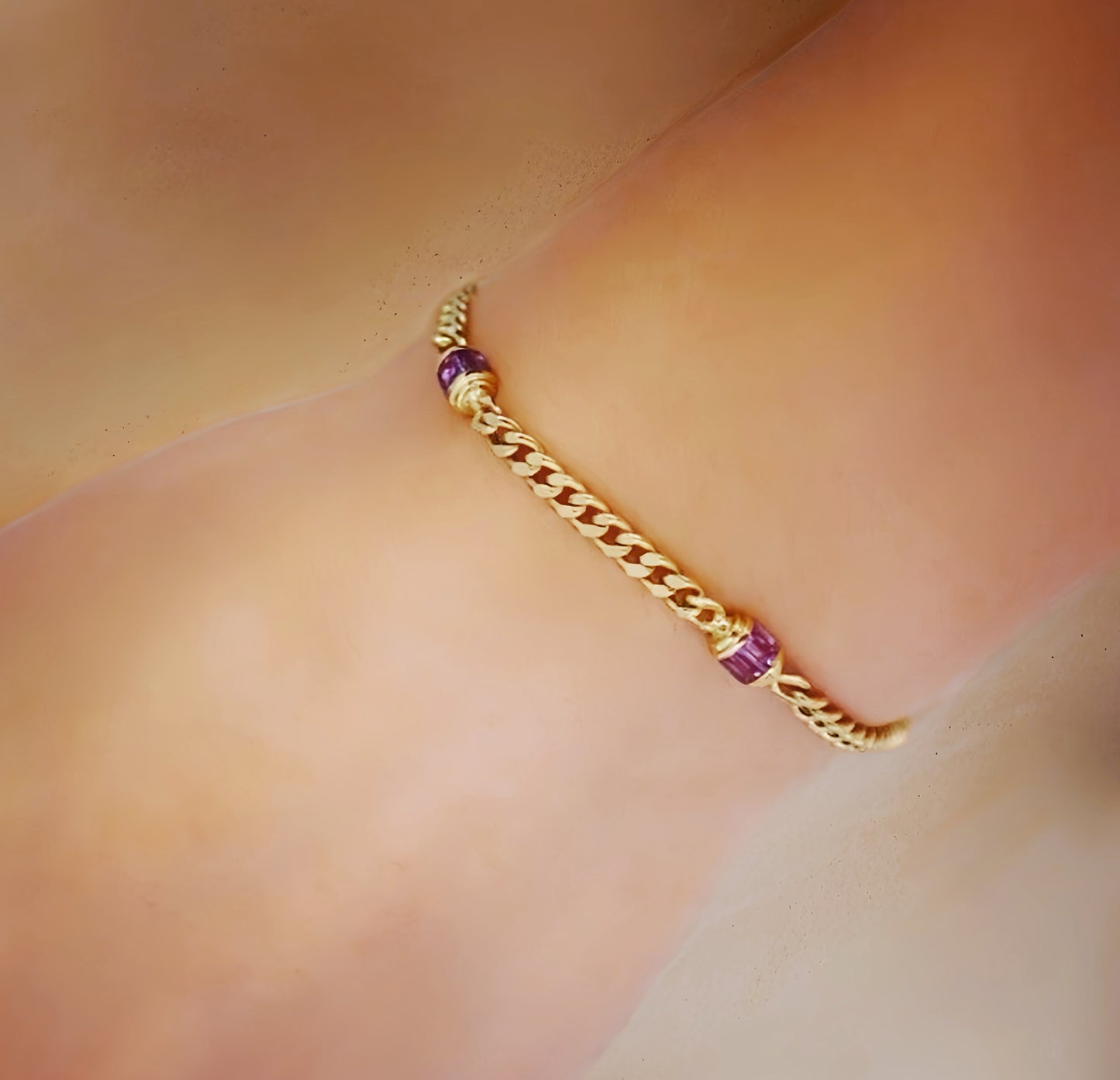 Vintage 18k Gold Diamond Bracelet (Item No. VT156）