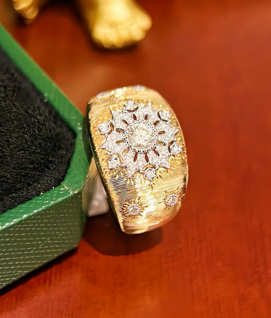 Vintage 18k Gold Diamond Ring (Item No. VT304)