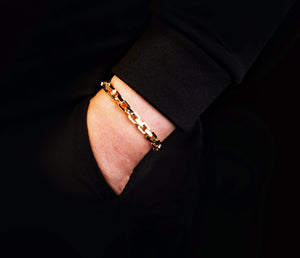 Classic Sterling Silver/9k/14k/18k Bracelet Gold Bracelet Chain (Item No. GB0020）