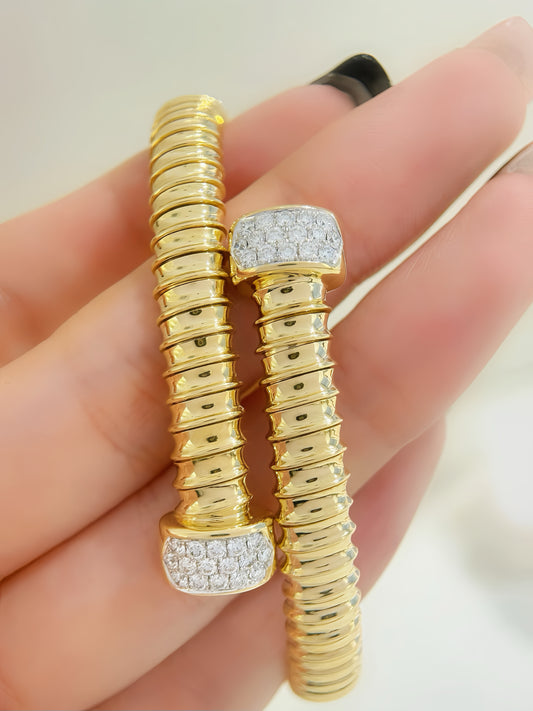 Vintage 18k Gold Diamond Bracelet (Item No. VT353)