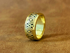 9k/14k/18k Gold Ring (Item No. GR0005） Tartaria Onlinestore