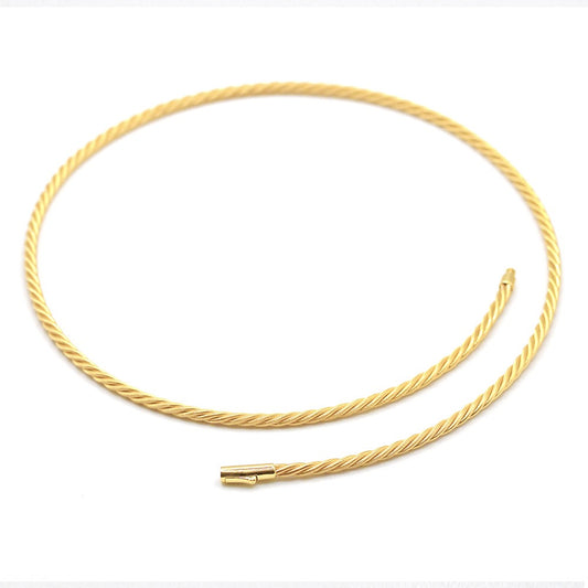Twisted 18k Gold Necklace (Item No. SH081CN）