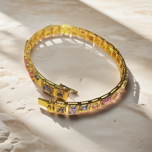 Vintage 18k Gold Diamond Bracelet (Item No. VT122）