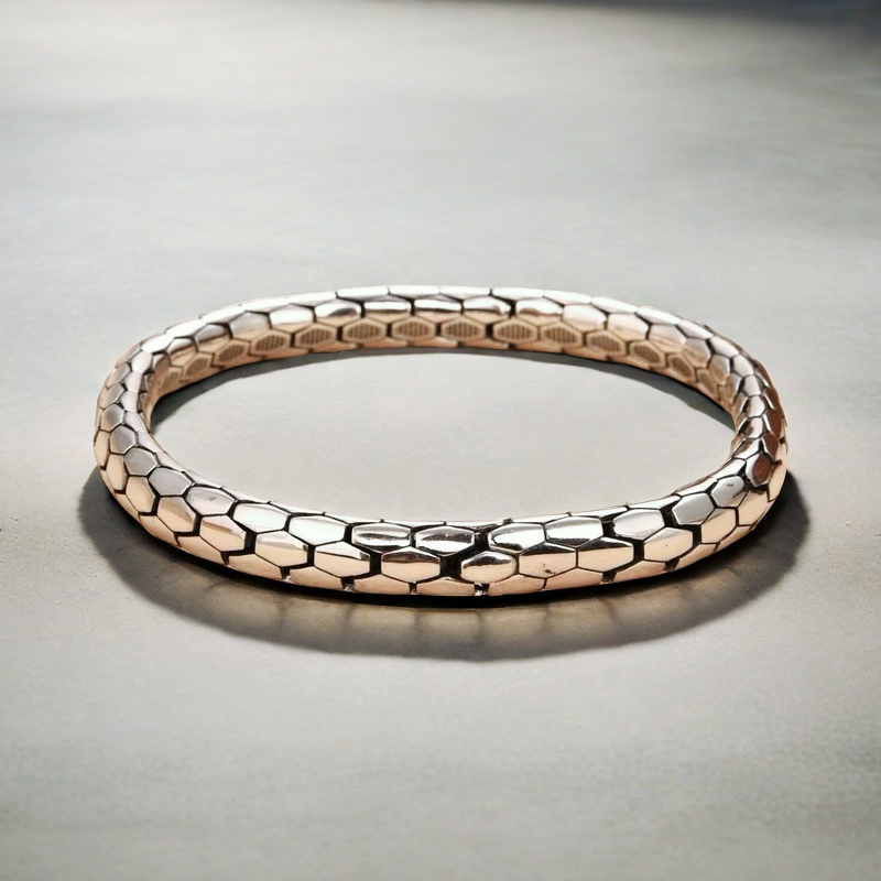 Snake Silver Bracelet (Item No. B0677）